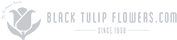 Black Tulip Flowers logo